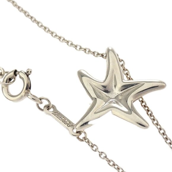 Tiffany & Co. Starfish Pendant Necklace 925 Silver 176580 - Picture 9 of 10